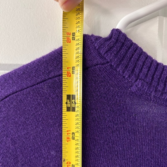 Aeropostale Y2K Size S Deep V-Neck Sweater Top Collegiate Academia 90's Slim Fit - Picture 6 of 9